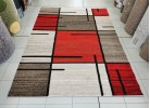 Тъкан килим MAGNOLIA 704 d.beige/red